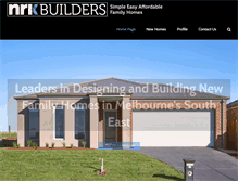 Tablet Screenshot of nrkbuilders.com